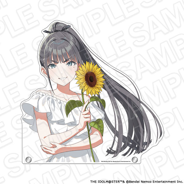 雨夜燕 A賞 特大アクリルスタンド sunflower ver. 学園アイドルマスター 特大ダイカットアクリルボード 雨夜燕 sunflower