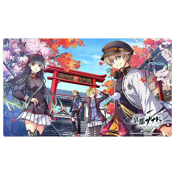 亰都ザナドゥ -桜花幻舞- ラバーマット(パッケージイラスト)[カーテン