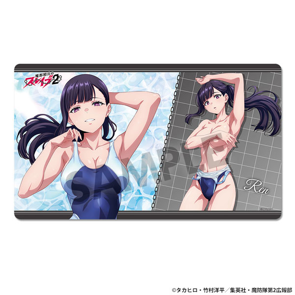 魔都精兵のスレイブ2 描き下ろしラバーマット 山城恋 競泳水着 ver