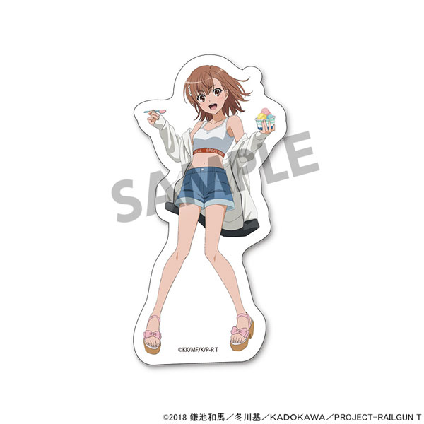 とある科学の超電磁砲T 描き下ろしダイカットステッカー 御坂美琴