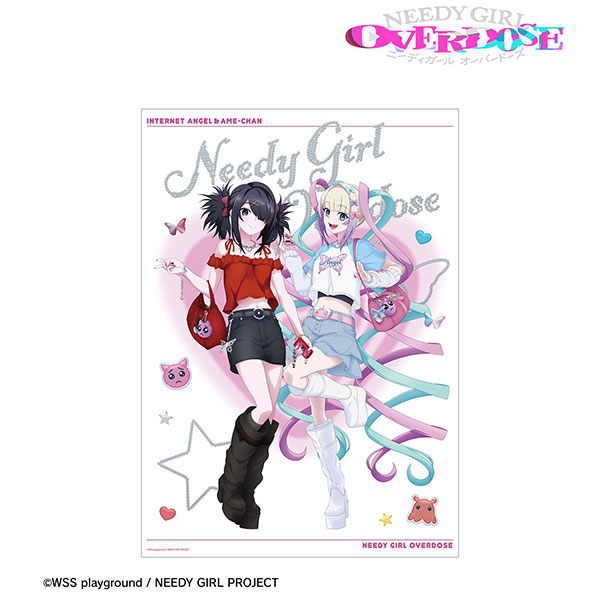 アニメ「NEEDY GIRL OVERDOSE」 描き下ろし 超てんちゃん＆あめちゃん
