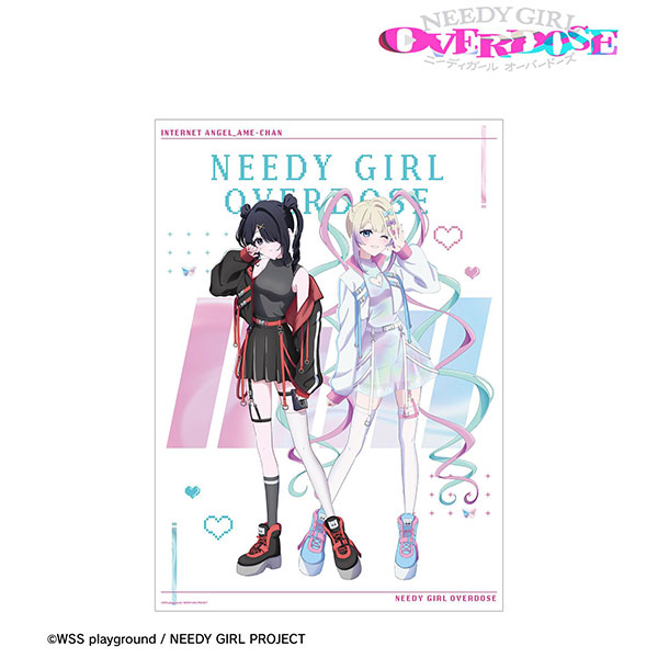 アニメ「NEEDY GIRL OVERDOSE」 描き下ろし 超てんちゃん＆あめちゃん