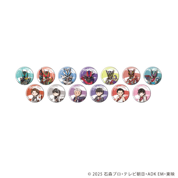 缶バッジ「仮面ライダーゼッツ」02/グラフアートイラスト 13個入りBOX