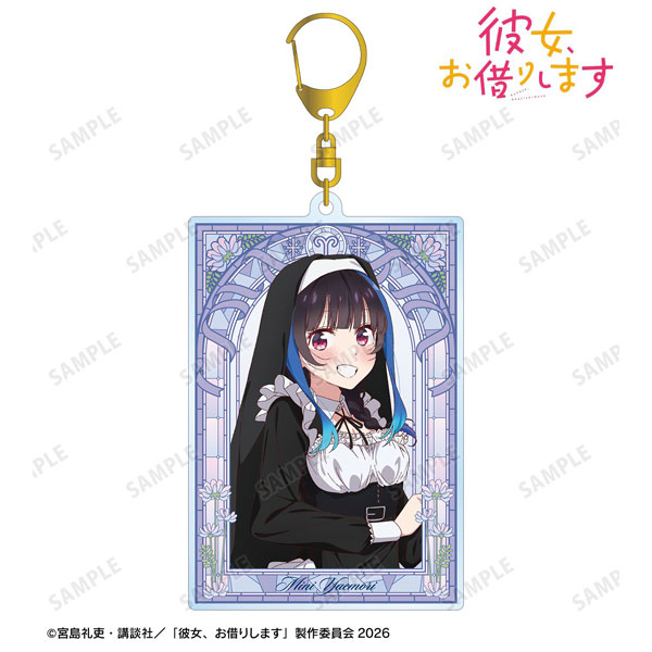 彼女、お借りします　非売品　アクリルキーホルダー　八重森みに　和風モダン　着物 TVアニメ『彼女、お借りします』 描き下ろし 八重森みに シスターver