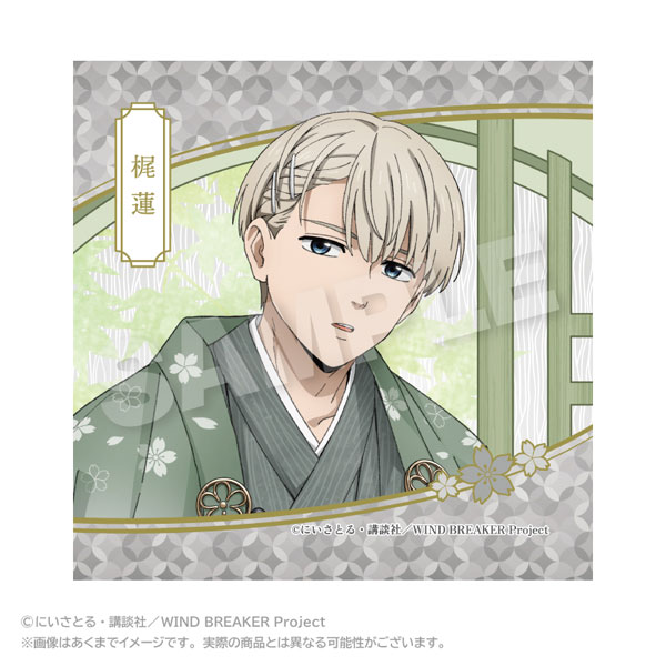 WIND BREAKER ミニタオル 丸窓ver. 梶蓮[ステラノーツ]《10月予約》