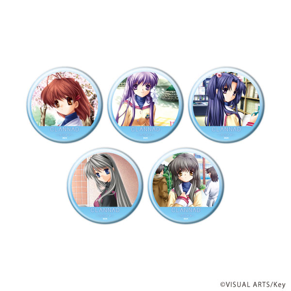 缶バッジ「CLANNAD」02/公式イラスト 5個入りBOX[A3]《11月予約》