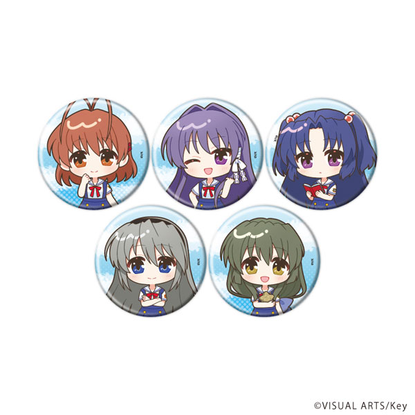 缶バッジ「CLANNAD」03/ミニキャライラスト 5個入りBOX[A3]《11月予約》