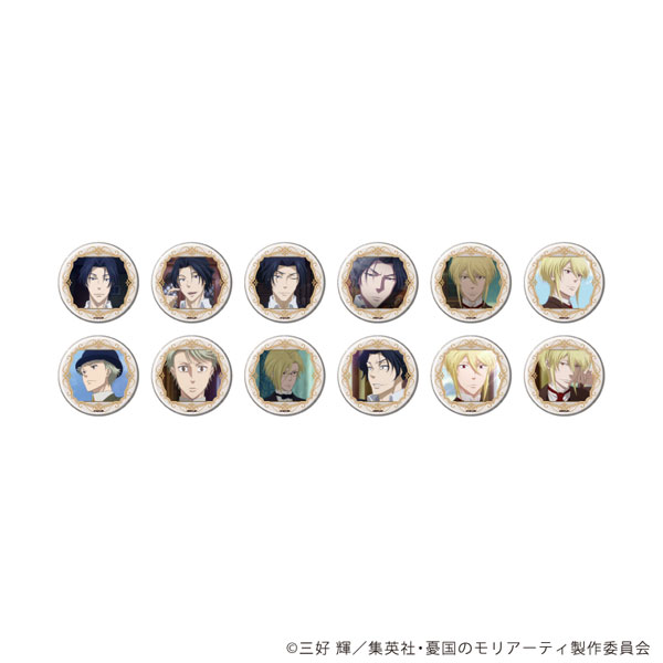 缶バッジ「憂国のモリアーティ」24/場面写イラスト 12個入りBOX[A3
