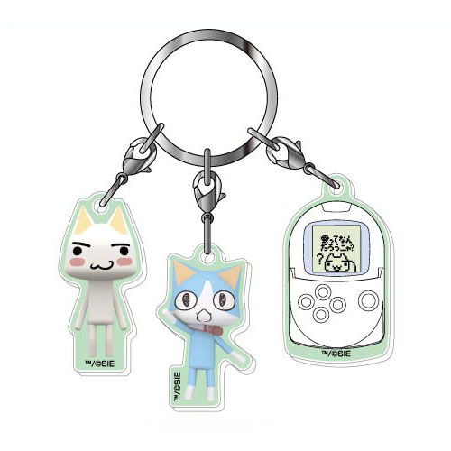 3連アクリルキーホルダー どこでもいっしょ 02 トロ＆ソラ[バンダイ