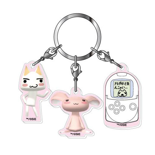 3連アクリルキーホルダー どこでもいっしょ 05 トロ＆ジュン[バンダイ
