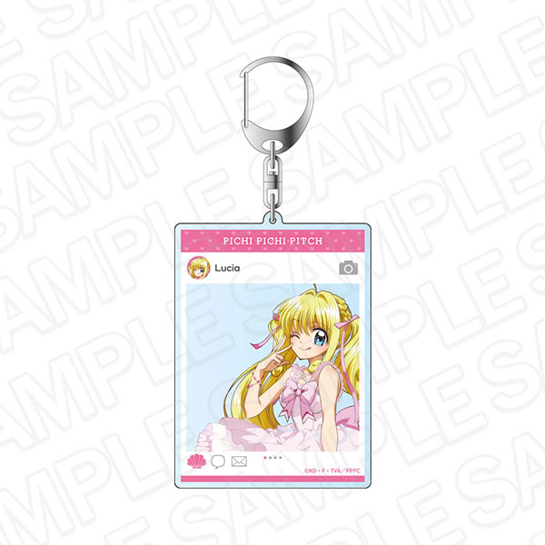 マーメイドメロディーぴちぴちピッチ SNS風キーホルダー るちあ