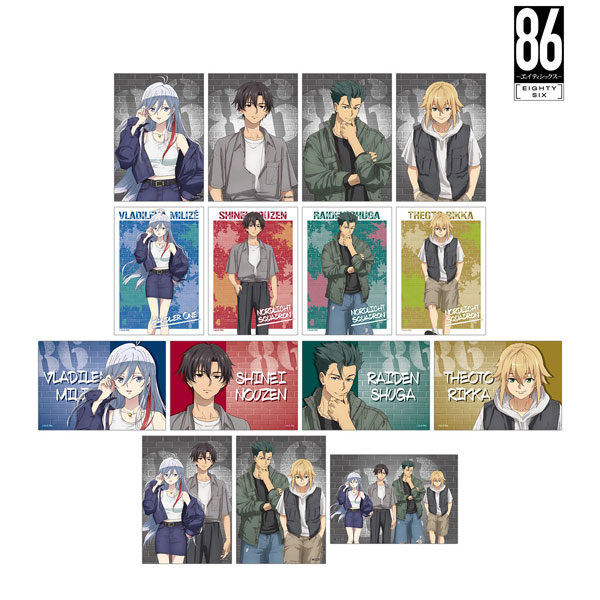 エイティシックス 特典 ブロマイド ミクガ 前半全種セット 86―エイティシックス― 描き下ろし ストリートファッションver
