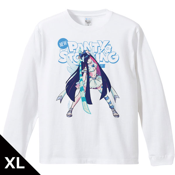 New PANTY ＆ STOCKING with GARTERBELT リブ付ロングスリーブTシャツ