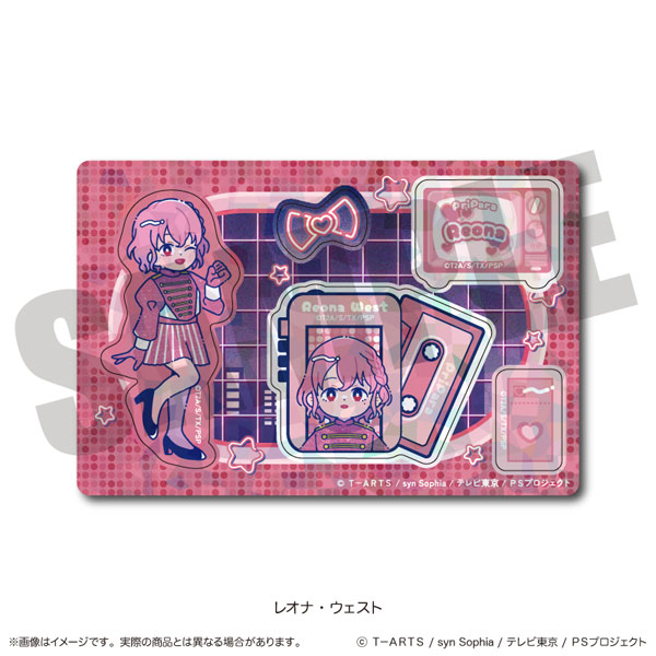 プリパラ」 ホログラムステッカーシート F レオナ・ウェスト[MENEGI