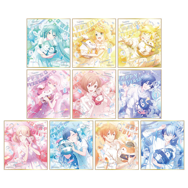 プロジェクトセカイ Anniversary/Birthdayイラスト2024-2025 ミニ色紙