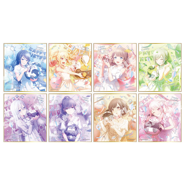プロジェクトセカイ Anniversary/Birthdayイラスト2024-2025 ミニ色紙