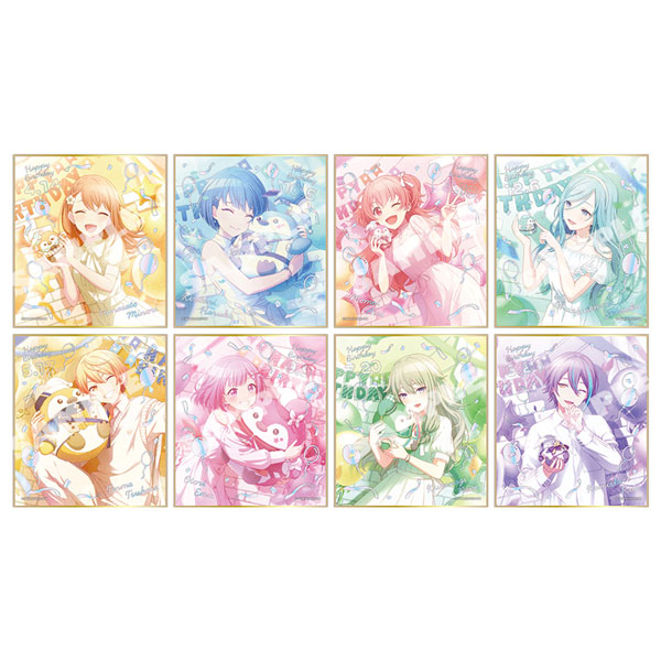 プロジェクトセカイ Anniversary/Birthdayイラスト2024-2025 ミニ色紙