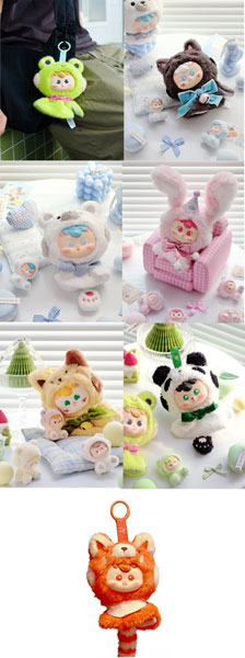 diuidiu baby お天気ベイビー ぬいぐるみブラインドボックス 6個入り