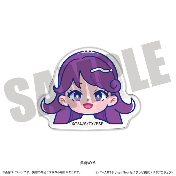 キラッとプリ☆チャン」 にゅ～とろ お顔クリップ F 紫藤める[MENEGI