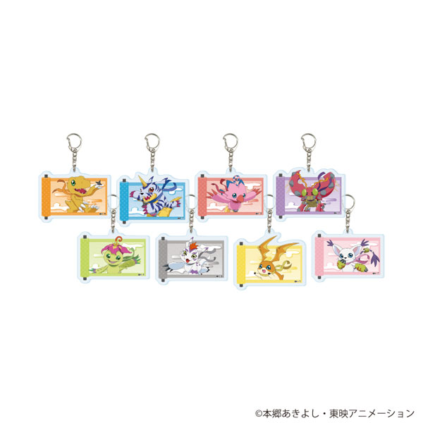 デジモンアドベンチャー アクリルキーホルダー 6個セット アクリルキーホルダー「デジモンアドベンチャー」16/忍者ver. 描き