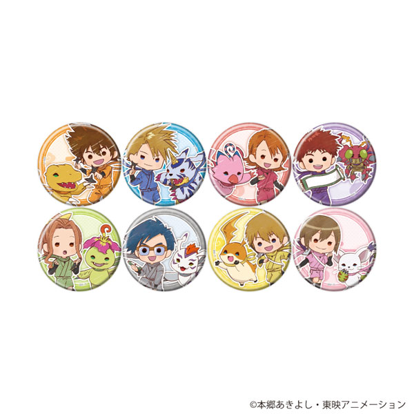 デジモン　刺繍缶バッチ　コンプリート 缶バッジ「デジモンアドベンチャー」11/忍者ver. グラフアートイラスト