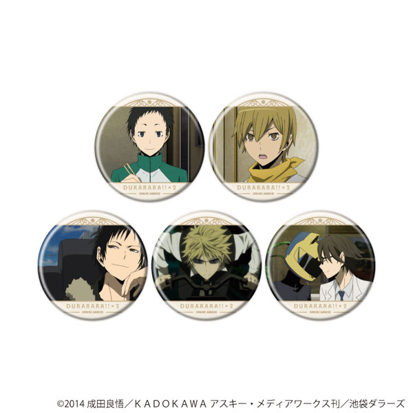 缶バッジ「デュラララ！！×2」22/場面写イラスト 5個入りBOX[A3]《11