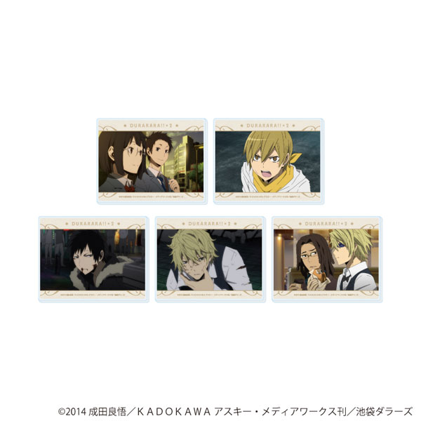 アクリルカード「デュラララ！！×2」05/場面写イラスト 5個入りBOX[A3