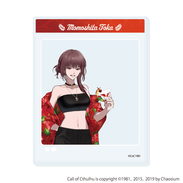 プルガトリウムの夜 NPC 桃下冬香 アクリルカード アクリルカード「『プルガトリウムの夜』『デストルドーの使者』」01