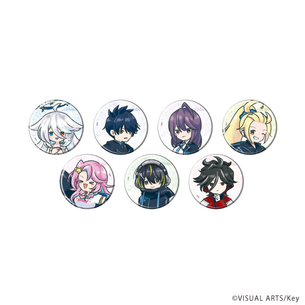 缶バッジ「虹彩都市」02/グラフアートイラスト 7個入りBOX[A3]《11月
