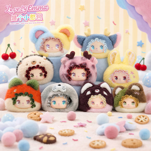 LOVELY EMMA おとぼけEMMAシリーズ トレーディングプラッシュ 8個入り