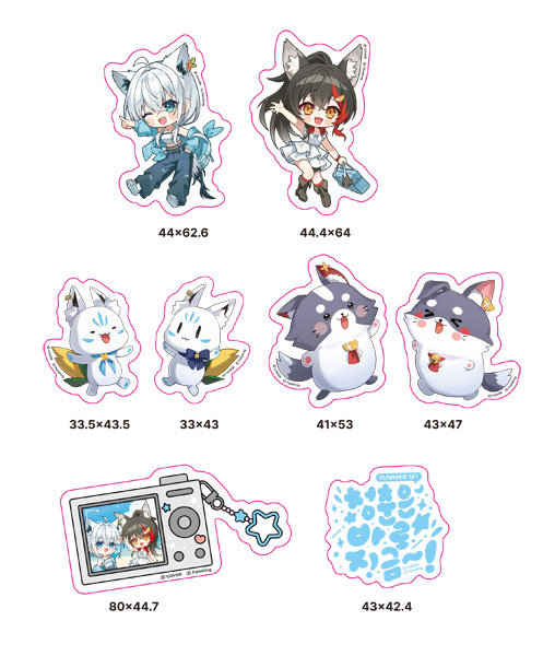 ホロライブ Summer MT 青春はまさに今！ ステッカーセット