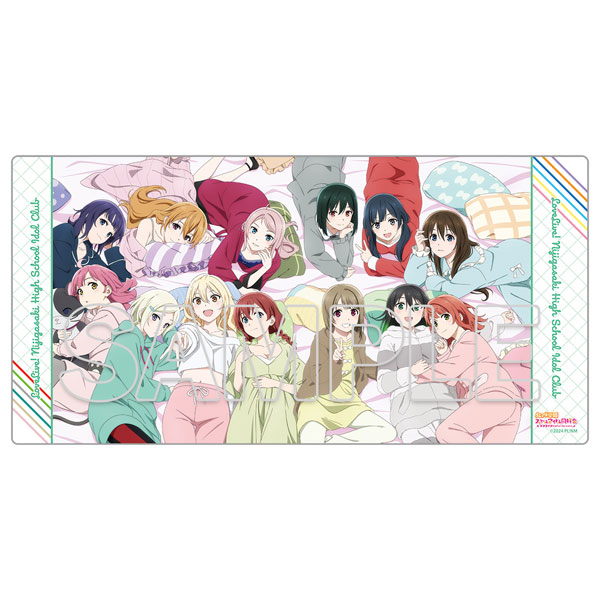 ラブライブ！虹ヶ咲学園スクールアイドル同好会×ぷよぷよ ラバーデスクマット ラブライブ！虹ヶ咲学園スクールアイドル同好会』デスクマット Ver.お