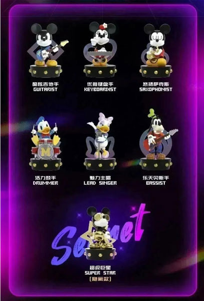 BLINDBOX ディズニー ミッキー＆フレンズ スーパースター 6個入りBOX
