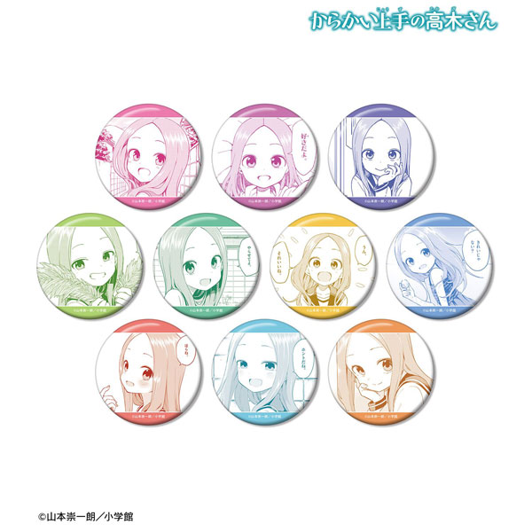 からかい上手の高木さん トレーディング原作コマ缶バッジ 10個入りBOX