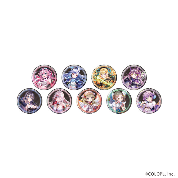 えび@購入者様プロフ閲覧推奨　玄純　カード50枚缶バッジ20個 缶バッジ「白猫プロジェクト」18/公式イラスト 9個入りBOX[A3]《11月