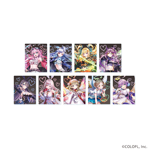 アクリルカード「白猫プロジェクト」07/公式イラスト 9個入りBOX[A3