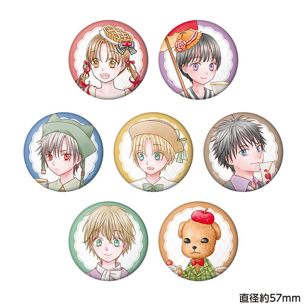学園アリス トレーディング 描き下ろし缶バッジ 7個入りBOX[キャラバン