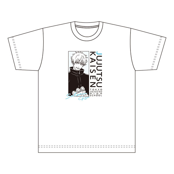 アニメ　５周年　呪術廻戦　ZOZOTOWN 五条悟　Tシャツ　白　Ｌサイズ アニメ『呪術廻戦』5周年 描き下ろしTシャツ GiGOコラボ2026ver. 五条