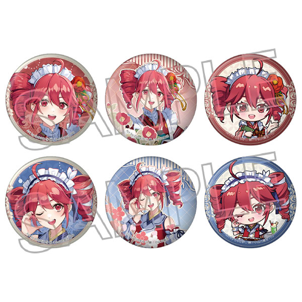 重音テト 和風モダンカフェ 缶バッジ 6個入りBOX[ツインクル]《11月