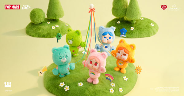 CRYBABY × Care Bears シリーズ ぬいぐるみキーホルダー 9個入りBOX