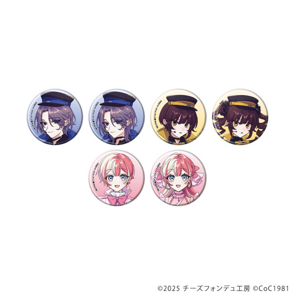 缶バッジ「きみの煌めきに恋してる」01/公式イラスト 6個入りBOX[A3