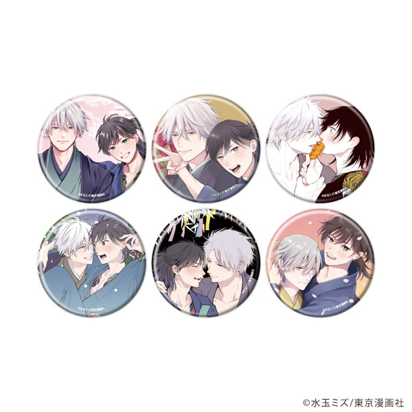 缶バッジ「虎に四目屋」01/公式＆描き下ろしイラスト 6個入りBOX[A3