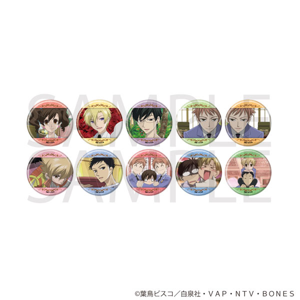 缶バッジ「桜蘭高校ホスト部」01/場面写イラスト 10個入りBOX[A3