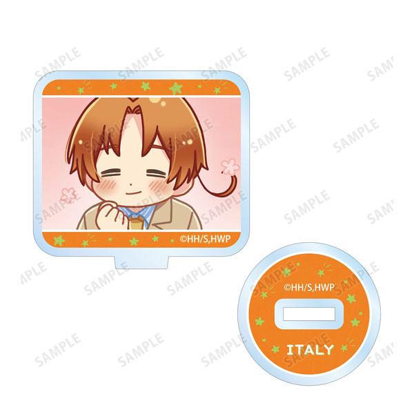 新品未開封　ヘタリア　学園ヘタリア　アクリルマルチスタンド　イタリア アニメ「ヘタリア World☆Stars」 イタリア ゆるコマ アクリルスタンド