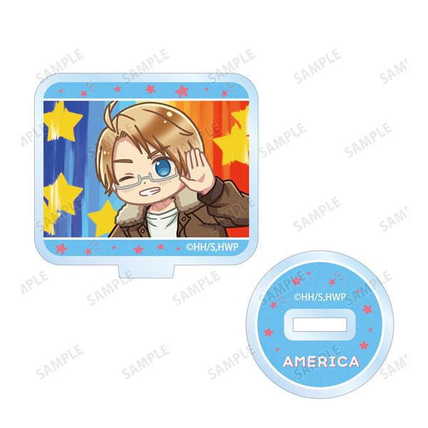 アニメ「ヘタリア World☆Stars」 アメリカ ゆるコマ アクリルスタンド