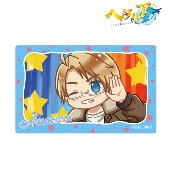 アニメ「ヘタリア World☆Stars」 アメリカ ゆるコマ カードステッカー