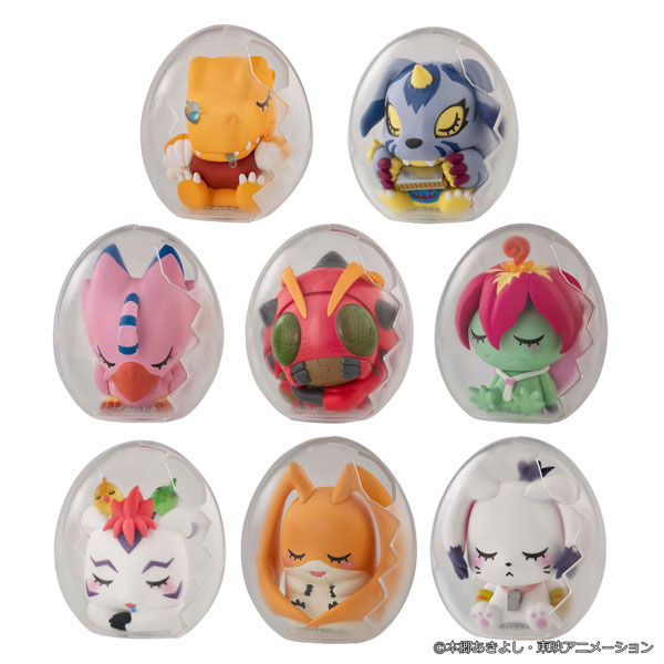 MEGA EGG FIGURE デジモンアドベンチャー おやすみデジコレ! 8個入りBOX