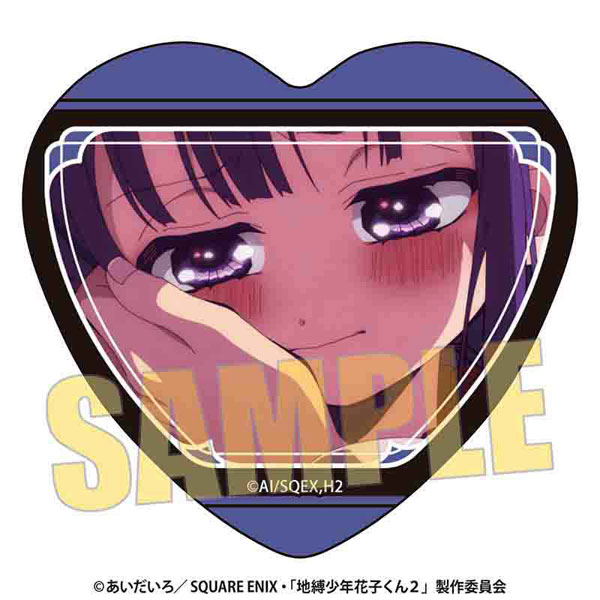 地縛少年花子くん 缶バッジ きゃらっとフルール 赤根葵 TVアニメ「地縛少年花子くん2」 メモリーズハート缶バッジ Part4 赤根