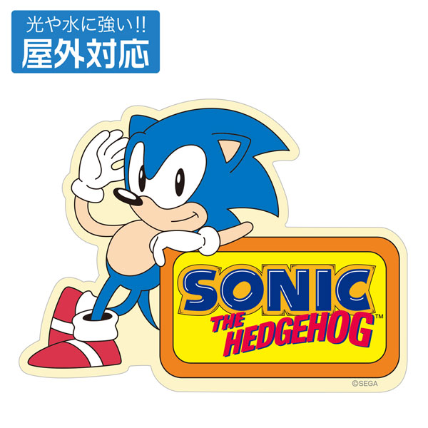 ソニック・ザ・ヘッジホッグ クラシックソニック 屋外対応ステッカー