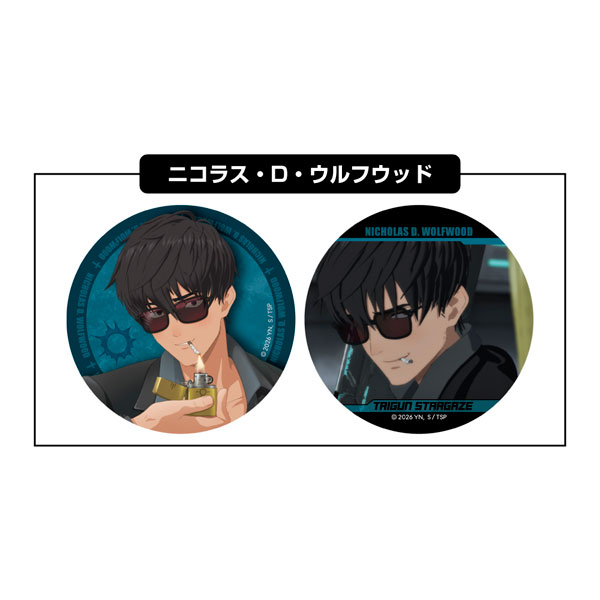 TRIGUN STARGAZE 缶バッジセット ニコラス・D・ウルフウッド